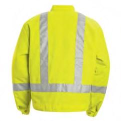 High visibility Jacket in Twill fabric