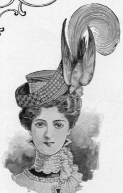 1890 s Masculine styled clothes and hats entered women s wardrobes in the 1890 s via new forms of