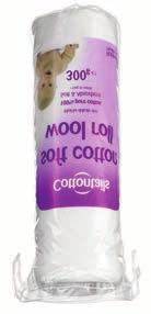 Cotton Wool Cottontails Cotton Wool Balls Made from 100% pure cotton, Cottontails Cotton Wool Balls are specially made to be kind and gentle for babies skin.