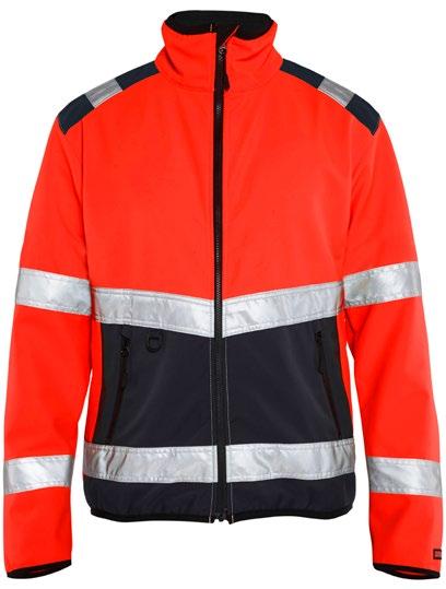 The jacket has a water-repellent shell with good breathability and a soft fleece lining. NEW!