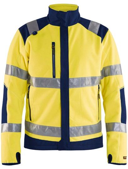 finish, 240g/m² High Vis Trousers without nail pockets in a very durable but light material.
