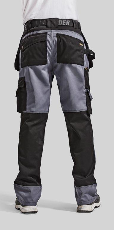 1500 TROUSERS CRAFTSMAN X1500 1370 100% cotton, twill, 370g/m² Craftsman trousers with a normal waistline, lower crotch, prebent legs and a great fit.
