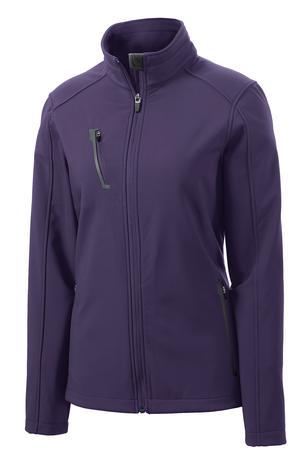Port Authority Ladies Welded Soft Shell Jacket. L324 You'll stay warm and protected from wind and rain in this value-priced soft shell.