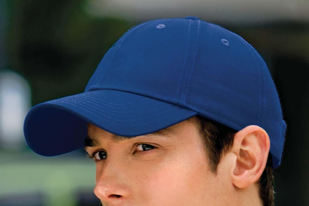 NewEra Adjustable Structured Cap Front Back NE200 An adjustable strap with a hook and loop closure means this cap offers a comfortably snug fit.