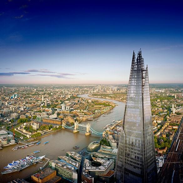 THE VIEW FROM THE SHARD Followed by supper at Vapiano s Friday 30th June See of all London from incredible heights.