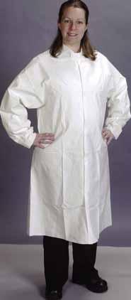 Critical Cover Microbreathe Frocks Suitable for Use in Controlled Environments Features & Benefits: The Microbreathe fabric has excellent breathability, filtration efficiency and the ability to act