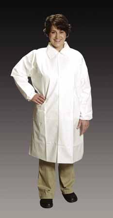Critical Cover Microbreathe Cool, Clean, Comfortable and Protective Lab Coats Features & Benefits: Soft, durable Microbreathe material acts as an impervious barrier to particles, biologicals, and