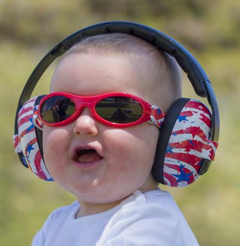 The new baby ear defenders come with a matching pair