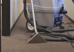 It is designed for initial clean up or for areas that are not maintained on a daily basis.