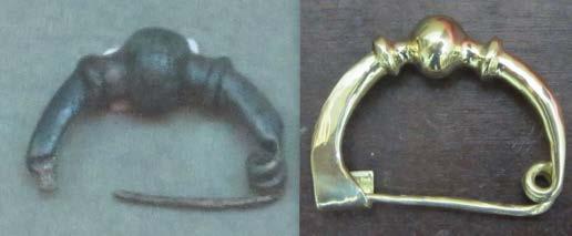 Bronze Thracian fibulae from village Belevren Bulgaria (studied by D. Age).