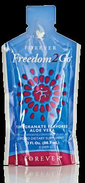 Just grab, tear open, and drink in the tasty benefits of Freedom2Go!
