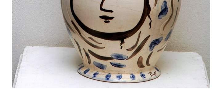 1957 FROM MADOURA POTTERY, HEIGHT 50 CM CERAMIC