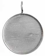 COMPLEX Pendants - Square Silver Plated Brass Brass -