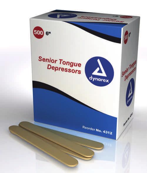 Miscellaneous Tongue Depressors Precision cut, polished smooth edges. Sturdy, uniform in size and color.