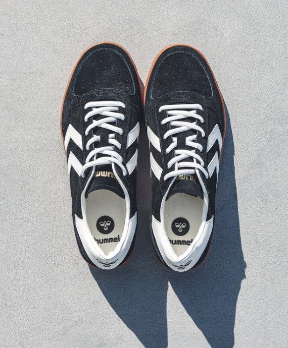 chevrons and a trendy rubber outsole.