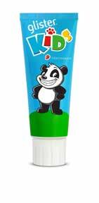 Glister Kids Winning Smiles For Little Mouths Patches the Panda makes brushing and healthy habits fun!