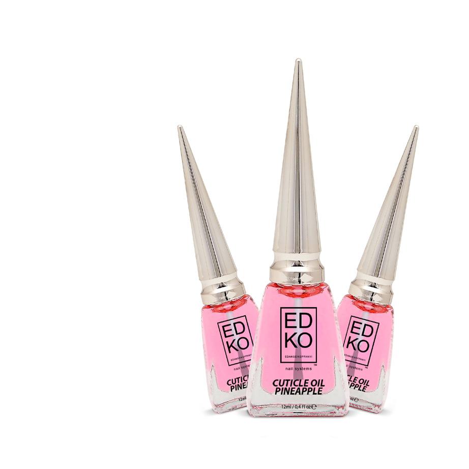 New Arrival EDKO NAIL PREPARATION & NAIL CARE CUTICLE OIL EDKO CUTICLE OIL NOURISHES THE NAILS IN THE GROWING ZONE SOFTEN THE SKIN EDKO Pineapple Cuticle Oil Nail Treatment leaves nails feeling soft