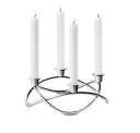 6 CM 3586142 HARMONY CANDLEHOLDER GOLD PLATED STAINLESS STEEL H: 14.