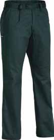34 WORKWEAR 35 X AIRFLOW RIPSTOP VENTED WORK PANT BP6474 Modern lower waist fit Curved waistband to prevent gaping at back Front slant pockets Front LHS multi-purpose pocket and flap Twin back