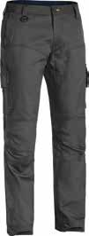 and pen division LHS leg multi cargo pocket, mobile phone pocket and two pen divisions Twin back pockets with reinforced patches Seven reinforced wider and stronger belt loops Double layer contoured