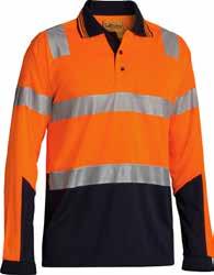 Dual layered with cotton against the skin Contrast coloured ribbed collar with hi-vis tipping Left chest pocket with