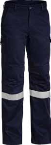 Reinforced stitching at front and back  77 112R, 87 132S 3M DOUBLE TAPED WORK PANT BP6003T 3M 8910 Reflective tape around upper and lower leg 14x7 heavy duty drill Modern fit with internal reinforced