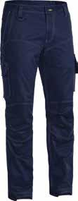TAPED RIPSTOP ENGINEERED CARGO WORK PANT BPC6475T 3M 8910P Perforated Reflective tape around lower leg Modern engineered fit with contoured leg Curved waistband to prevent gaping at back Front slant