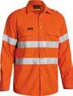 122 3M TAPED TWO TONE HI VIS DRILL SHIRT BS6267T PG 58 3M