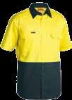 PLUS TAPED TWO TONE HI VIS FR VENTED SHIRT BS8082T PG 12, 13,