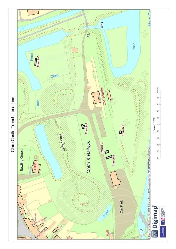 Figure 3: Clare Castle Country Park showing 2013