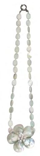 SOL SHELL NECKLACES NECKLACES These beautiful, opalescent shell necklaces not only