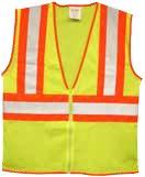 Solid Fabric Safety Vests 100%