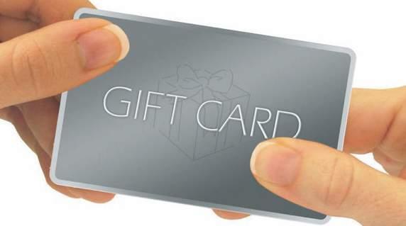 GIFT CARDS Give the gift you would love to receive yourself. Gift cards are available for products and services.