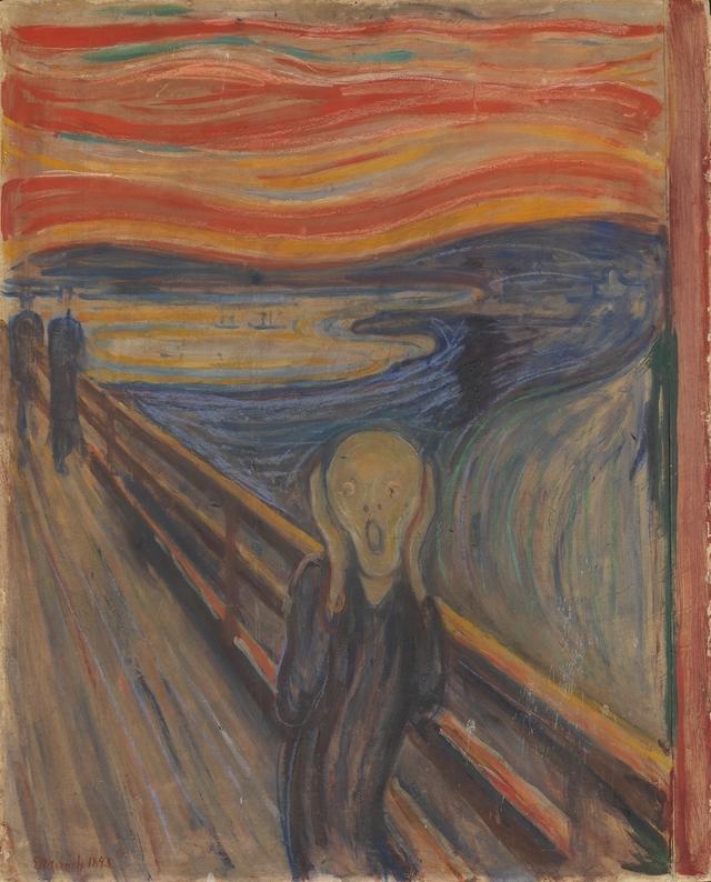 Overview When Edvard Munch painted his most famous painting, The Scream, in 1893 he perfectly captured the existential angst of modern humanity.