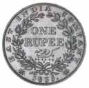 1759-1806), silver rupees (2), half and quarter rupees, regnal year 19 (fixed), all with additional star added and privy mark for Calcutta (except quarter rupee), all with edges grained vertically,
