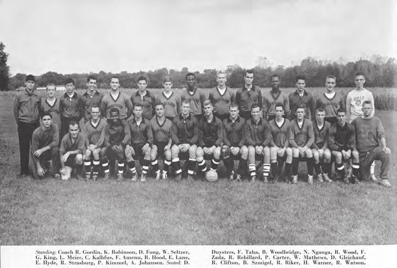 of games from Ohio State. The 1955 men s soccer team marked Ohio Wesleyan s return to varsity competition, ending a hiatus of nearly 40 years.