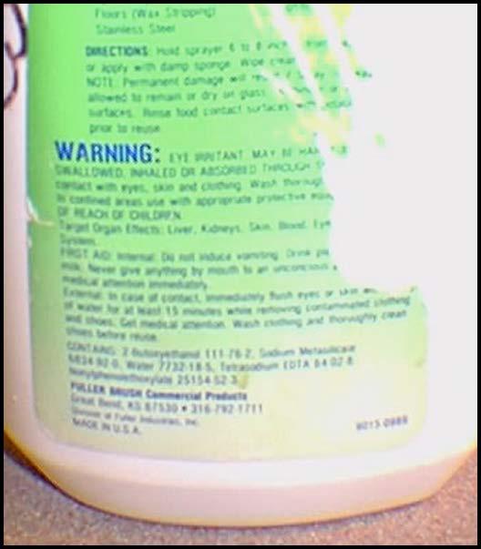 Always remember the following tips when working with hazardous materials Tip 1: Read the label and the SDS before handling containers or using products Tip 2: