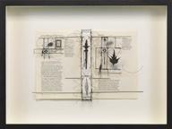 " 23 *ERIC RHEIN Uncle Lige's Sword, 1999, wire, paper and found objects, 16 x 22 x 3" "Uncle Lige s Sword is named for my Uncle Lige Clarke, a leader in the Gay Rights movement of the It s in their