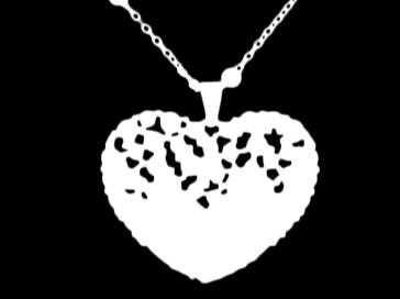 Crystal Heart Necklace OUT