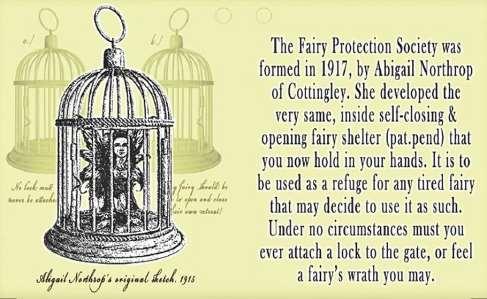 FAIRY PROTECTION SOCIETY OUT OF