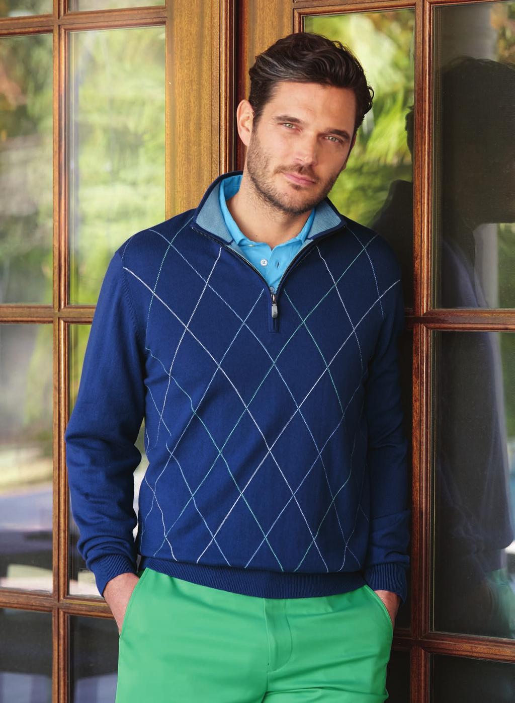 A. RAKER QUARTER-ZIP PULLOVER Precious few sweaters can stand up to the authenticity of this version.