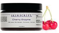 Cherry Enzyme Description Professional Use Only. Contains 5% lactic acid, 5% mandelic acid, and 1% arbutin and 1% kojic. Perfect for normal and combination skin.