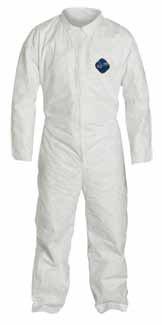 DUPONT TYVEK TY 120 S WH xx 0025 00 SM-7X TY 120 S WH xx 0025 PI SM-7X TY 120 S WH xx 0025 NF MD-7X TY 120 S WH xx 0025 TV MD-7X Elastic waist Comfort fit design TY 121 S WH xx 0025 NS Attached