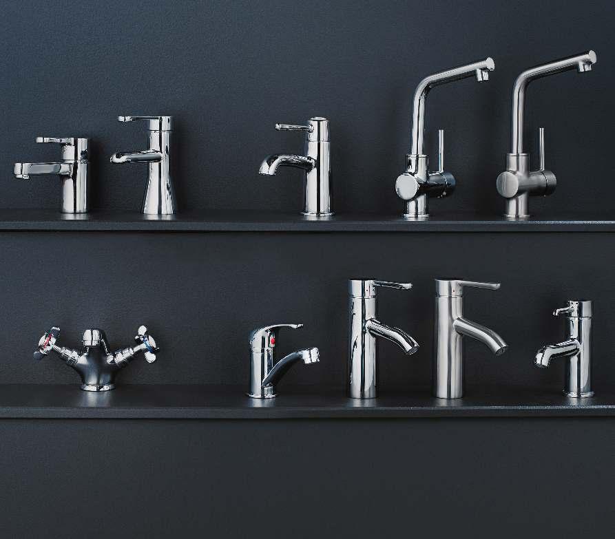 Mixer taps 20 21 SAVING YOU WATER, ENERGY AND MONEY All IKEA bathroom mixer taps reduce water use by up to 50% thanks to a smart gadget called the pressure compensating aerator.