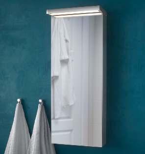 22 Bathroom mirrors 23 LILLJORM mirror with integrated lighting 30 Mirror and light! Just add some of our long-life, energy-saving LED bulbs.