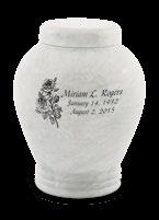 75"h Marble Urn Collection a Ebony Capsule Urn Full Size Urn 100090 Measures 8.