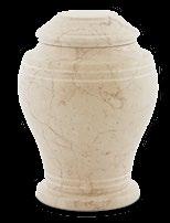 intensity and veining patterns of each type of marble will vary in each urn.
