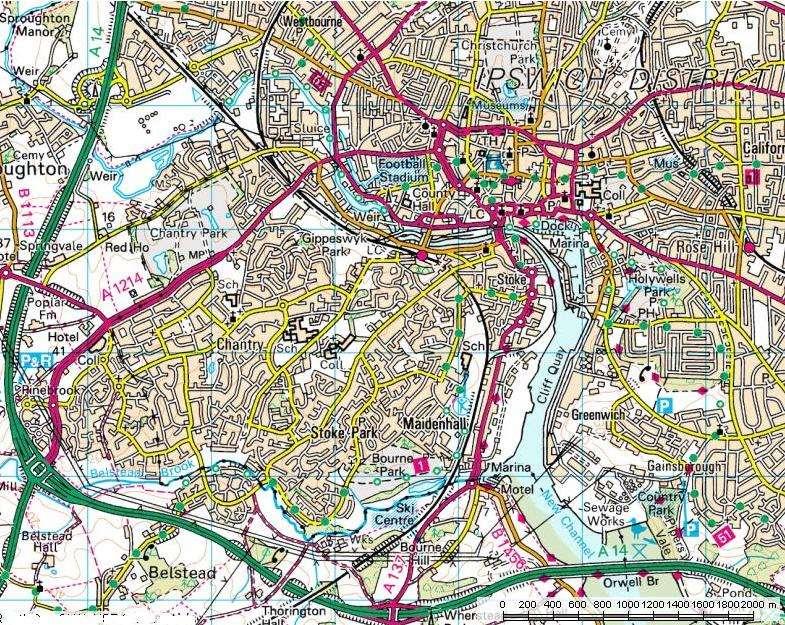 Beginning around the 18 th century or possible a bit before and continuing until relatively recently, the western banks of the river Orwell in Stoke parish between Stoke Bridge and Handford Bridge