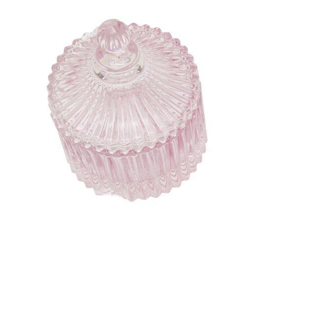 Crystal Dappen Dish It is made from luxury pink crystal, this dappen dish