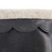 Cashmere lining 69176 LUXURY LEATHER GLOVE WITH FAUX